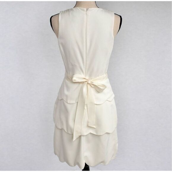 Badgley Mischka white dress, NWT - Picture 5 of 12